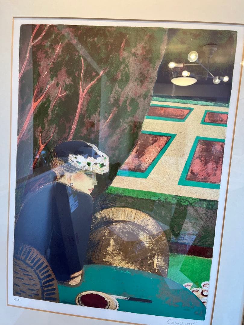 S*A様 【真作】 カシニョール　沈黙　リトグラフ