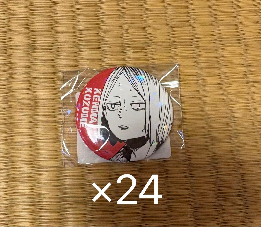 ハイキュー 孤爪研磨 オールスター缶バッジ オル缶 24個
