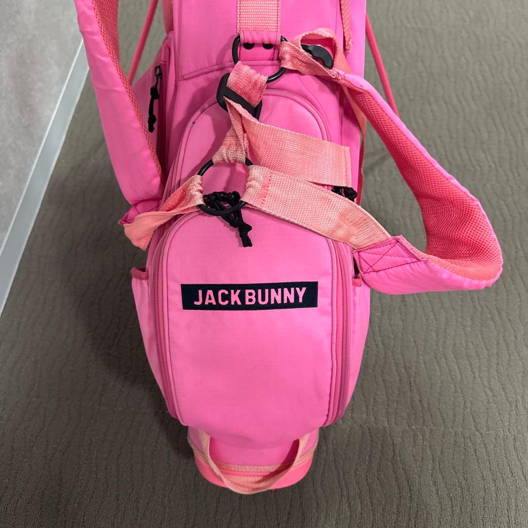 JACK BUNNY ピンク キャディバッグ　中古
