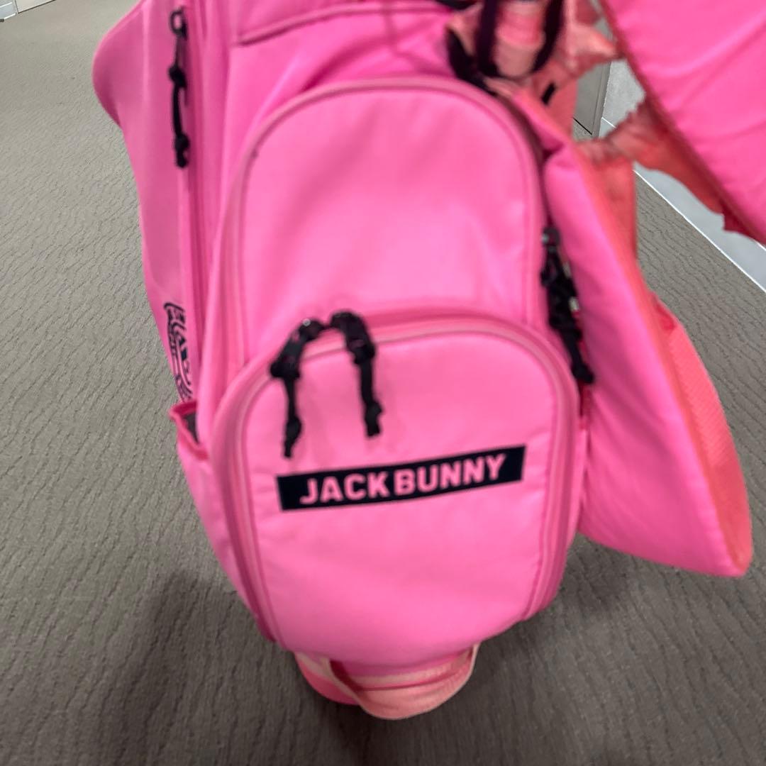 JACK BUNNY ピンク キャディバッグ　中古