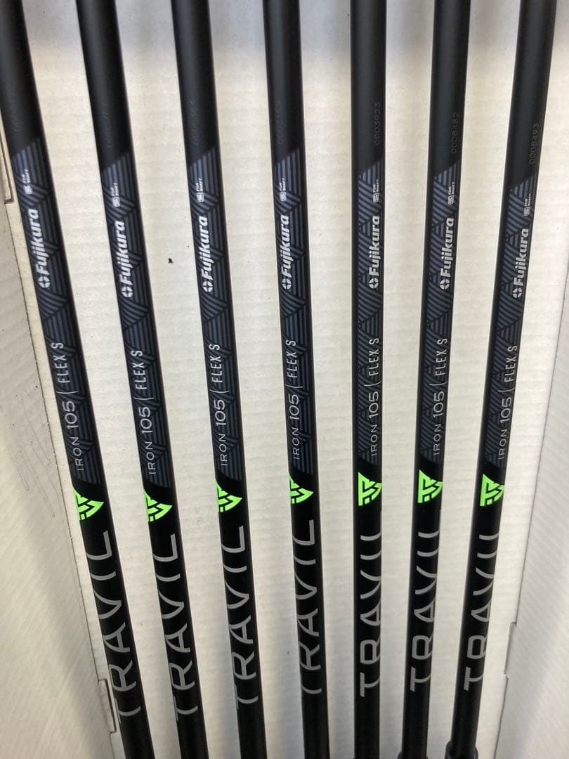 フジクラ TRAVIL トラヴィル 5〜AW7本105Sエリートグリップ付き