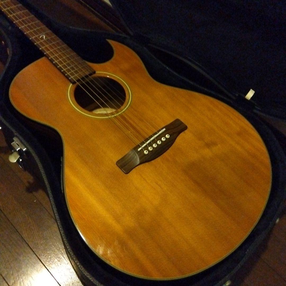 Fender　GDC200 エレアコ　サイドバックの木目がカッコいいギターです。