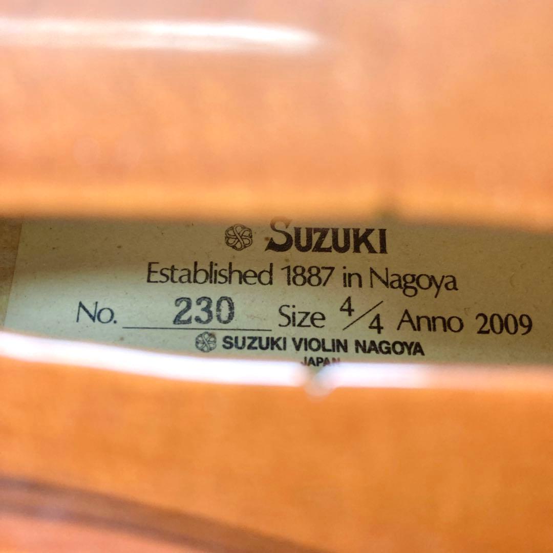 【良品✨】SUZUKI バイオリン 4/4 No.230 Anno 2009