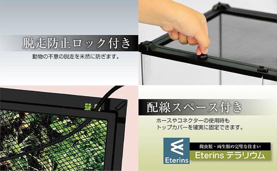 【donmeron】Eterins 爬虫類　ケージ　中型