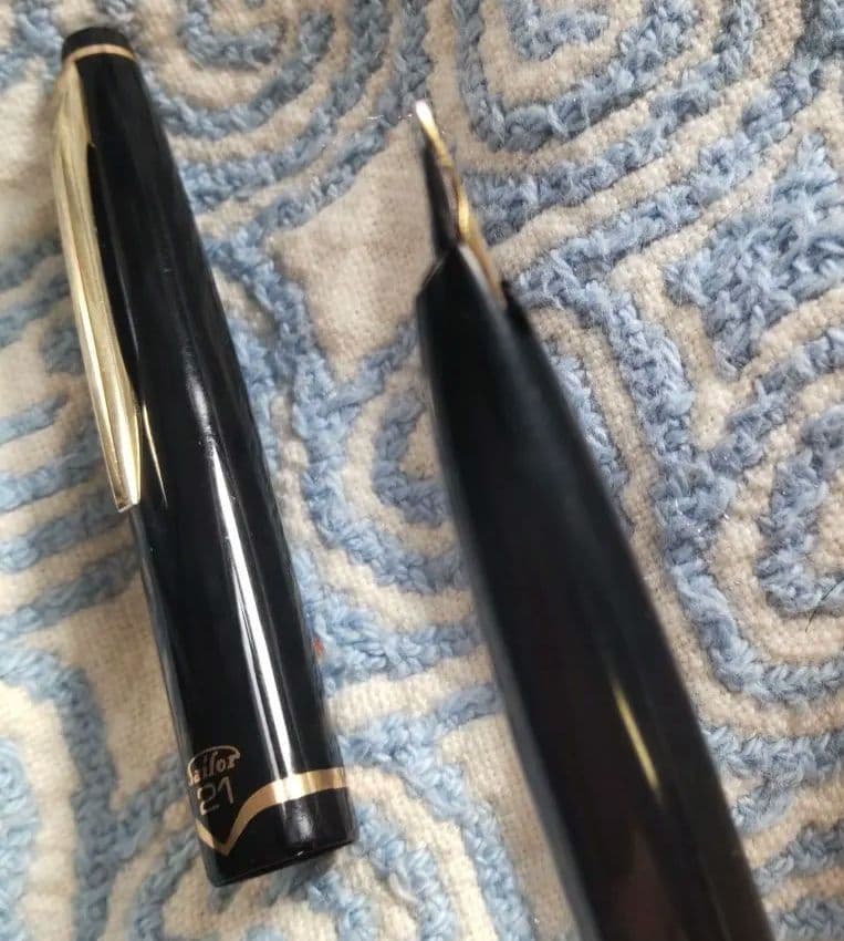 セーラー21 万年筆 黒