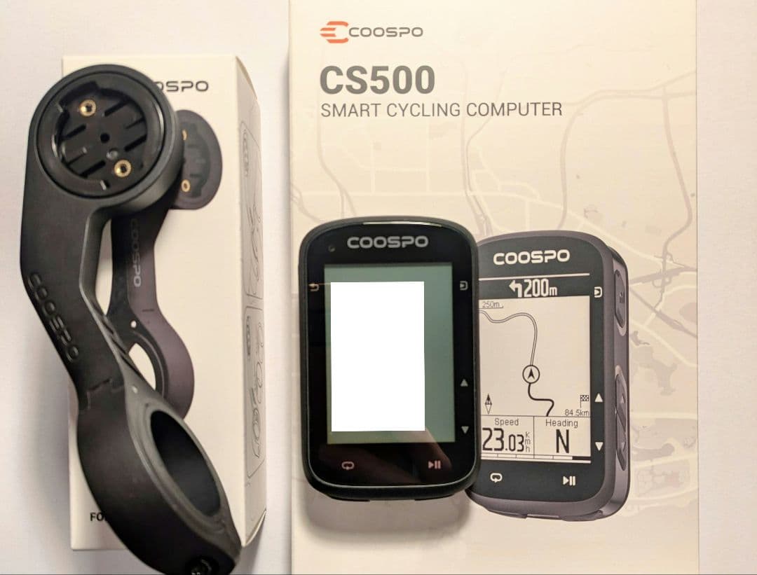 COOSPO CS500 サイクリングコンピューター マウント付き