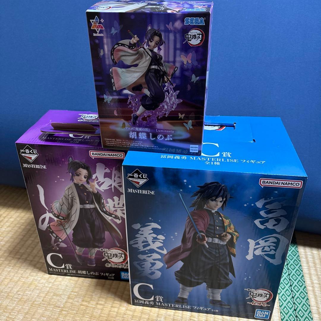 鬼滅の刃 フィギュア まとめ売り 胡蝶しのぶ 冨岡義勇