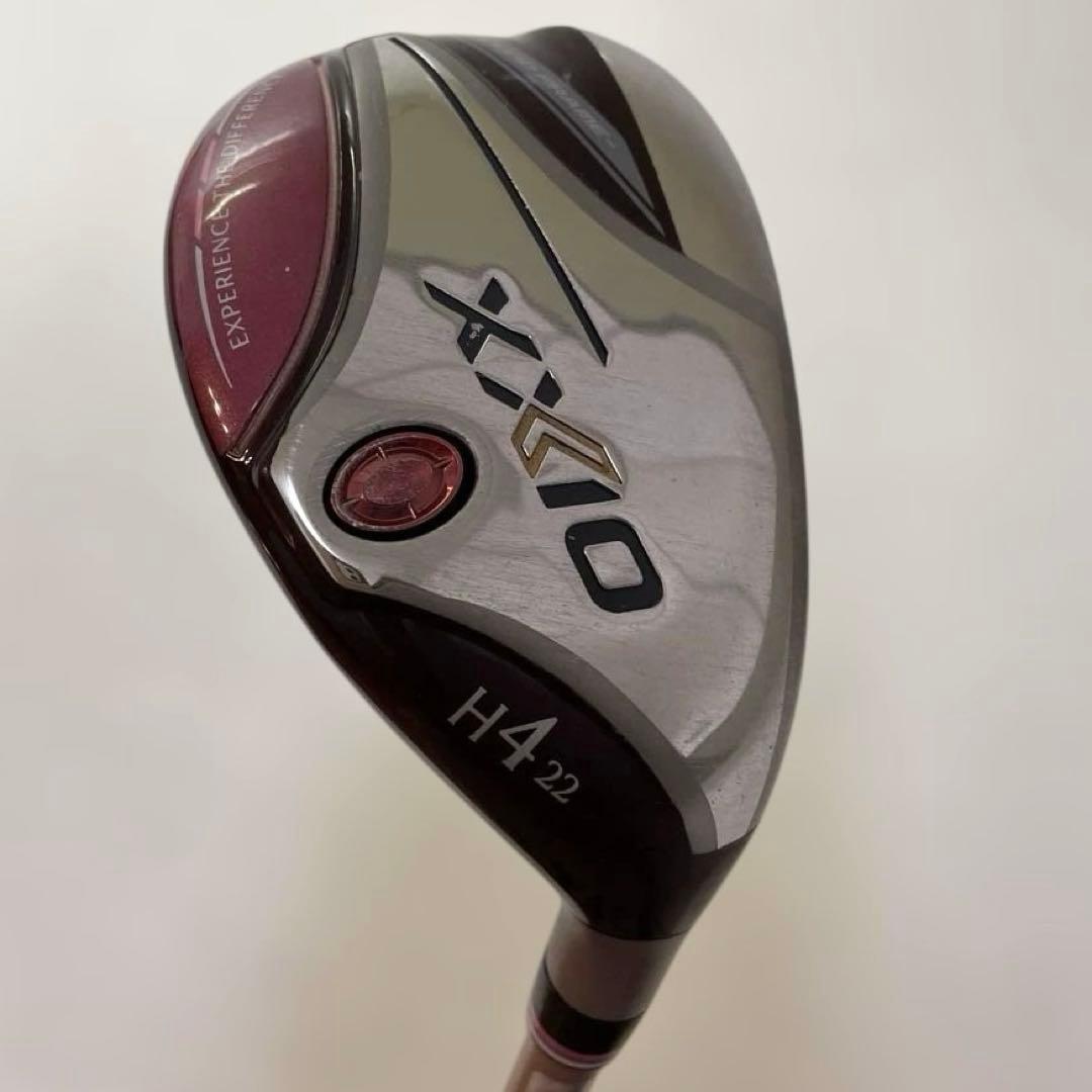 XXIO12レディース　UT４　希少Rシャフト　ボルドー