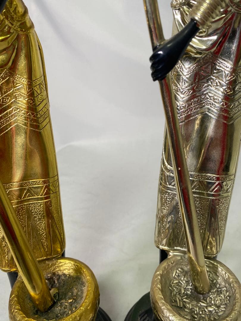 1626❣️アフリカ　民族　オブジェ　像　2体　セット