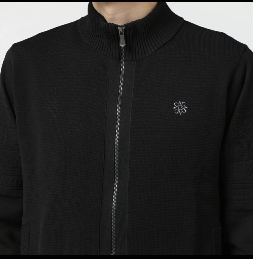 美品　セントアンドリュース　天竺裏地付きニットブルゾン