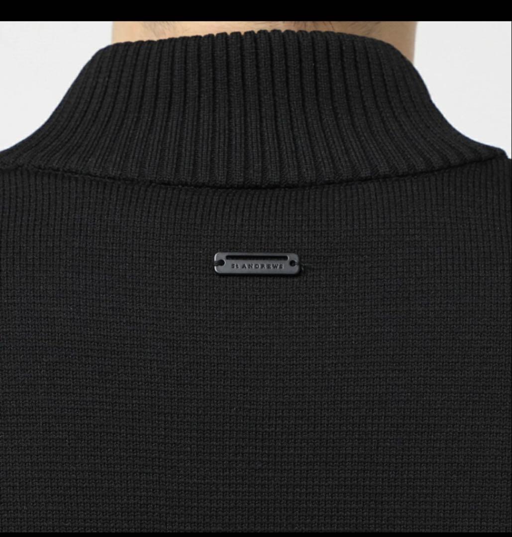 美品　セントアンドリュース　天竺裏地付きニットブルゾン