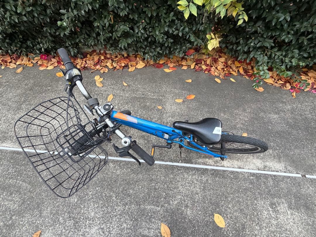 Cannondale 子供用自転車 青 前カゴ付き　キャノンデール　20インチ