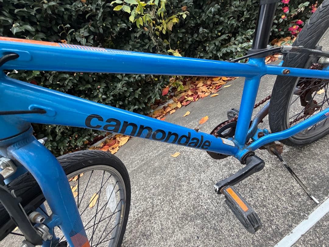 Cannondale 子供用自転車 青 前カゴ付き　キャノンデール　20インチ