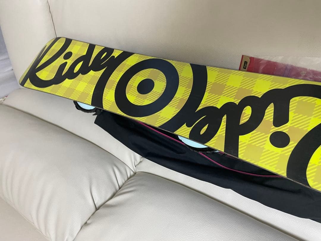 美品　RIDE スノーボード　ビンディング　カバーセット　138センチ