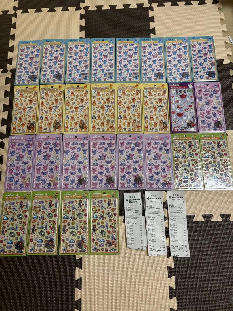 【公式】 ディズニー ボンボンドロップシール 第2弾 全種 セット コンプリート