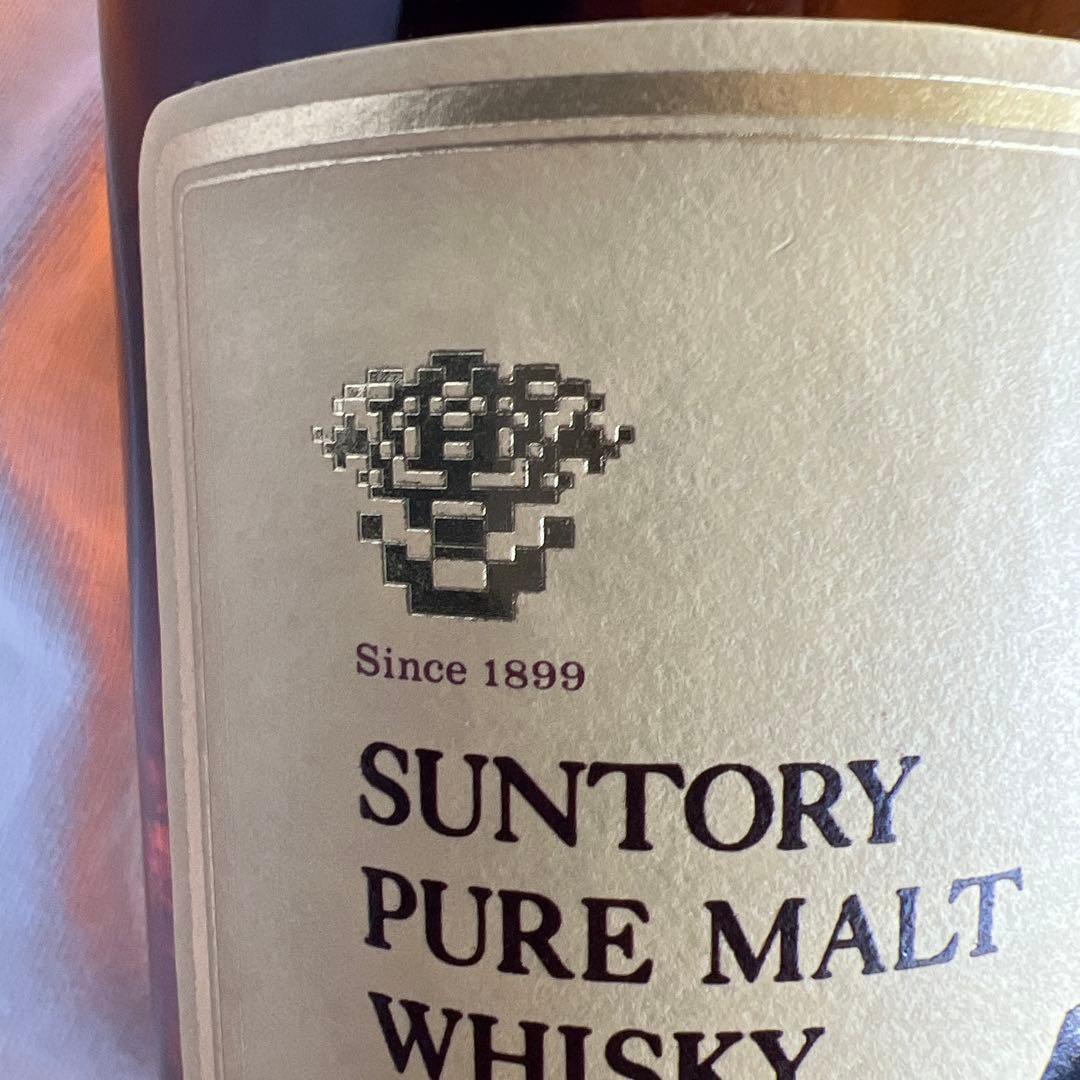 タイムセール 1990年代物 750mlサントリー純モルトウイスキー 12年