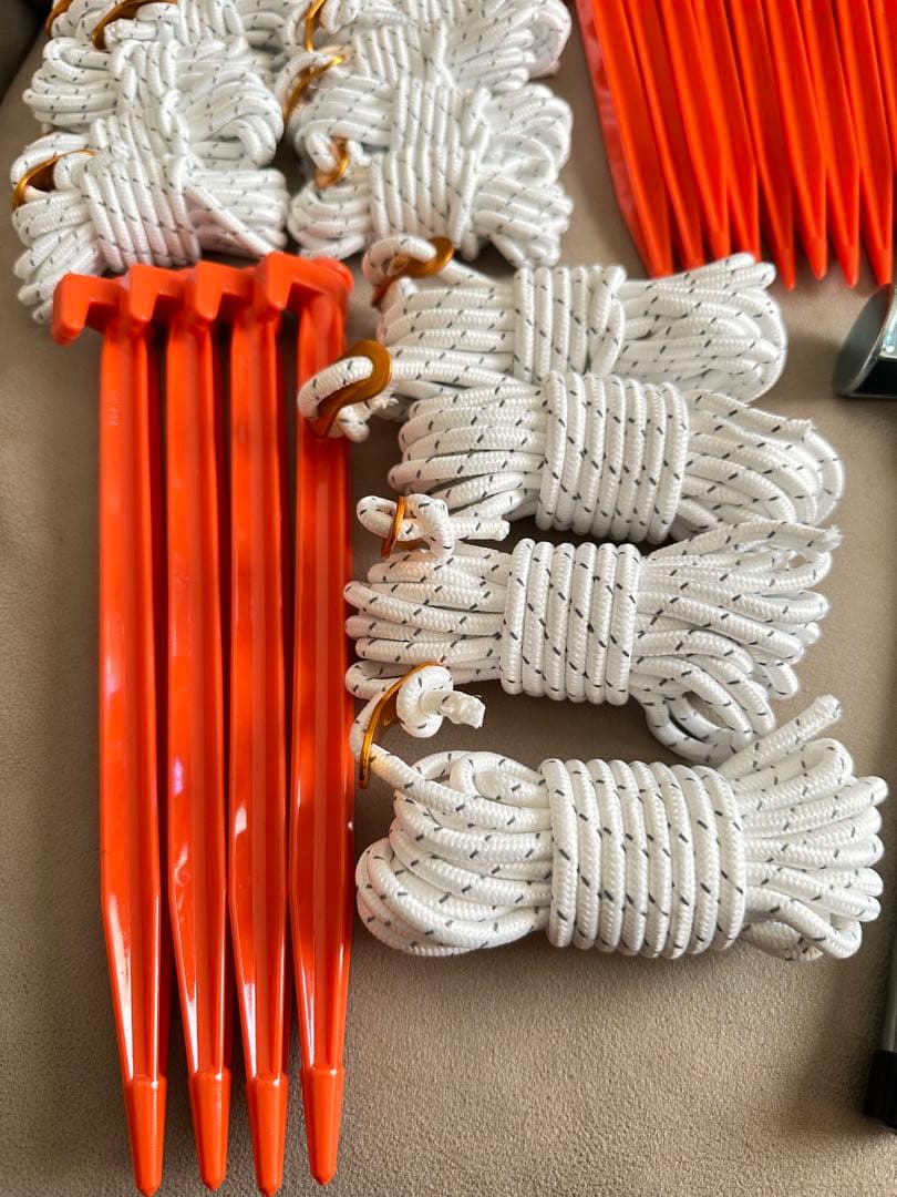 ogawaシステムタープレクタ 350cm x 295cm 張り綱ペグハンマー付