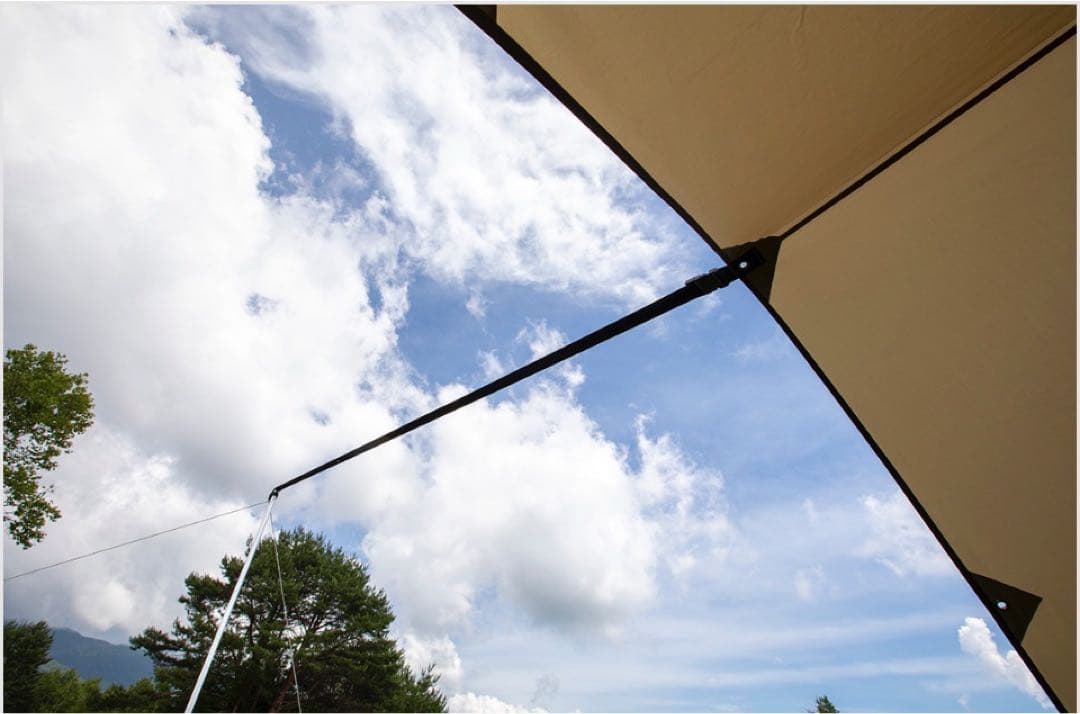 ogawaシステムタープレクタ 350cm x 295cm 張り綱ペグハンマー付