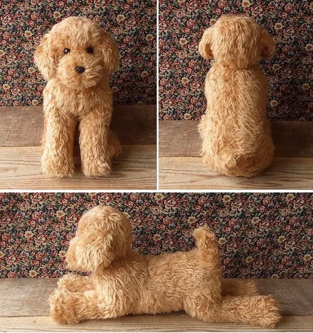 トイプードル風ぬいぐるみ ベージュ