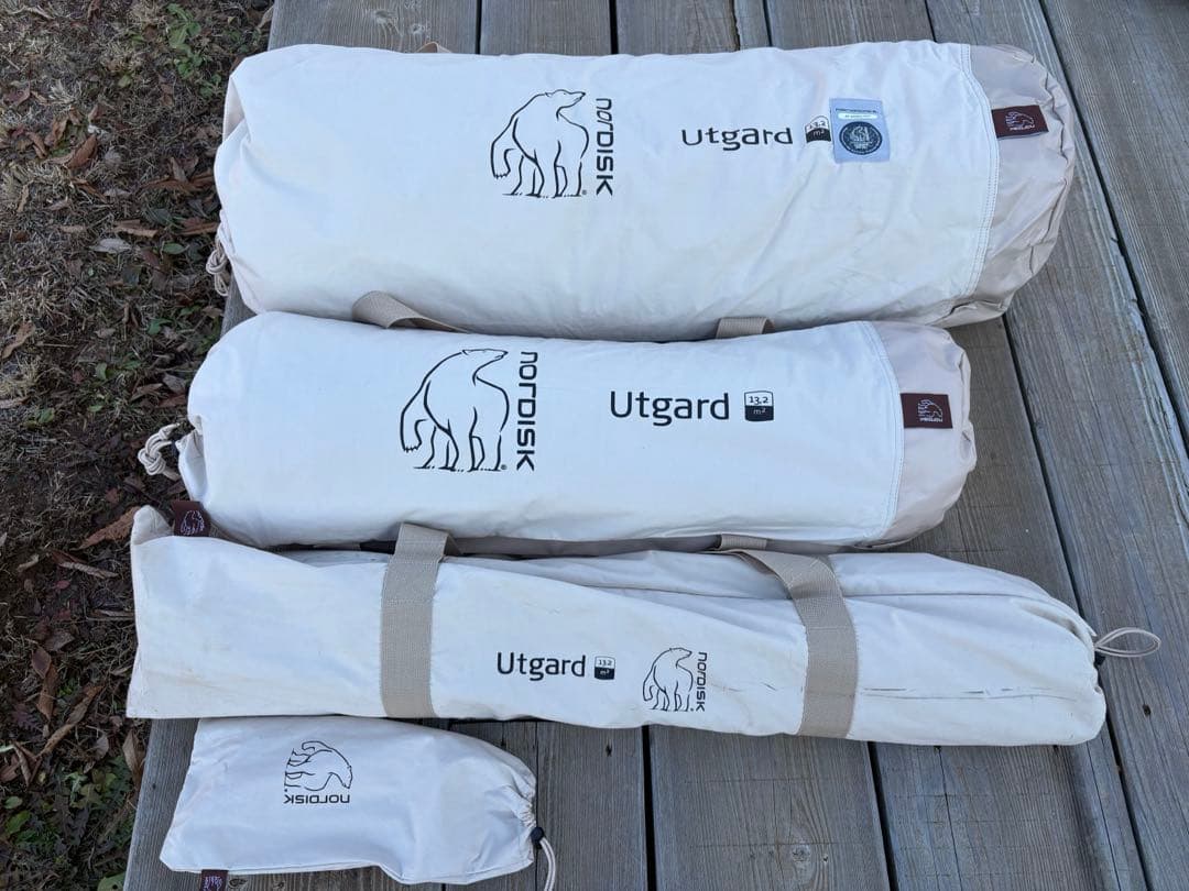 ノルディスク　ウトガルド 13.2 ジップインフロアセット+グランドシート