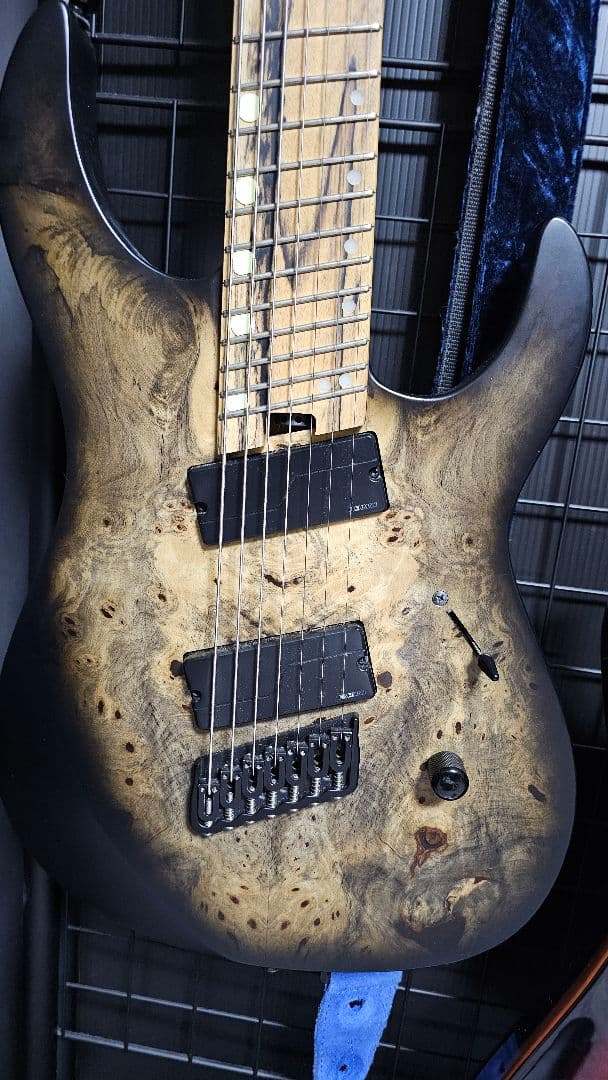 ギター Legator Ninja N7FOD Jupiter Buckeye Burl