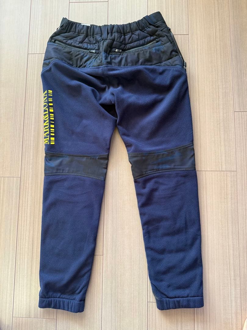 MARK&LONA ☆☆☆ダークブルー キルティングパンツ