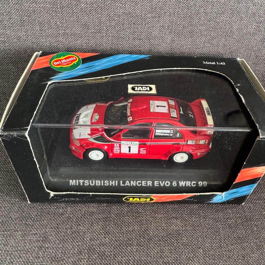 ミニカー MITSUBISHI LANCER EVO 6 WRC 99 1:43