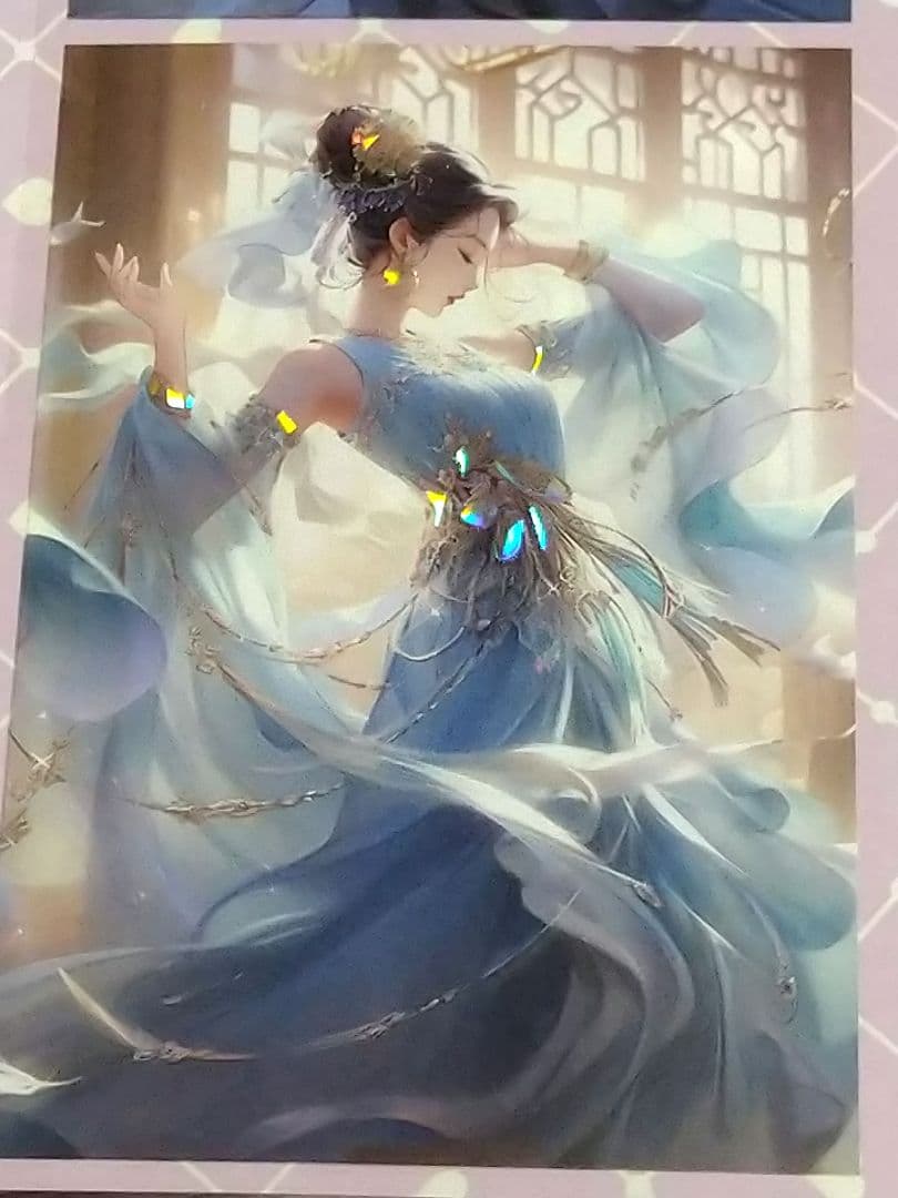 のこり１✩廃盤品✩J869＃漫舞轻纱(贝壳光)切り売り海外人物女の子AIマステ