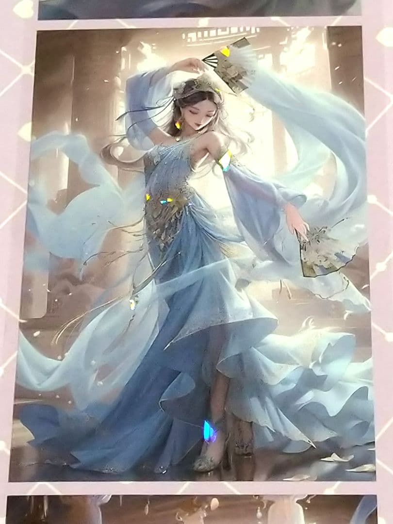 のこり１✩廃盤品✩J869＃漫舞轻纱(贝壳光)切り売り海外人物女の子AIマステ