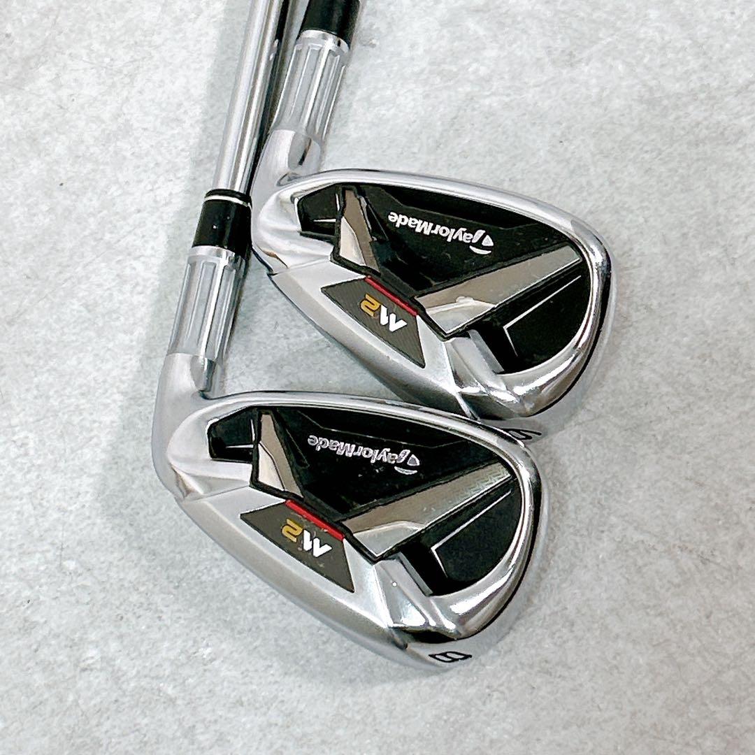 V164 テーラーメイド M2 メンズ ゴルフ アイアン 2本 8番 9番 S