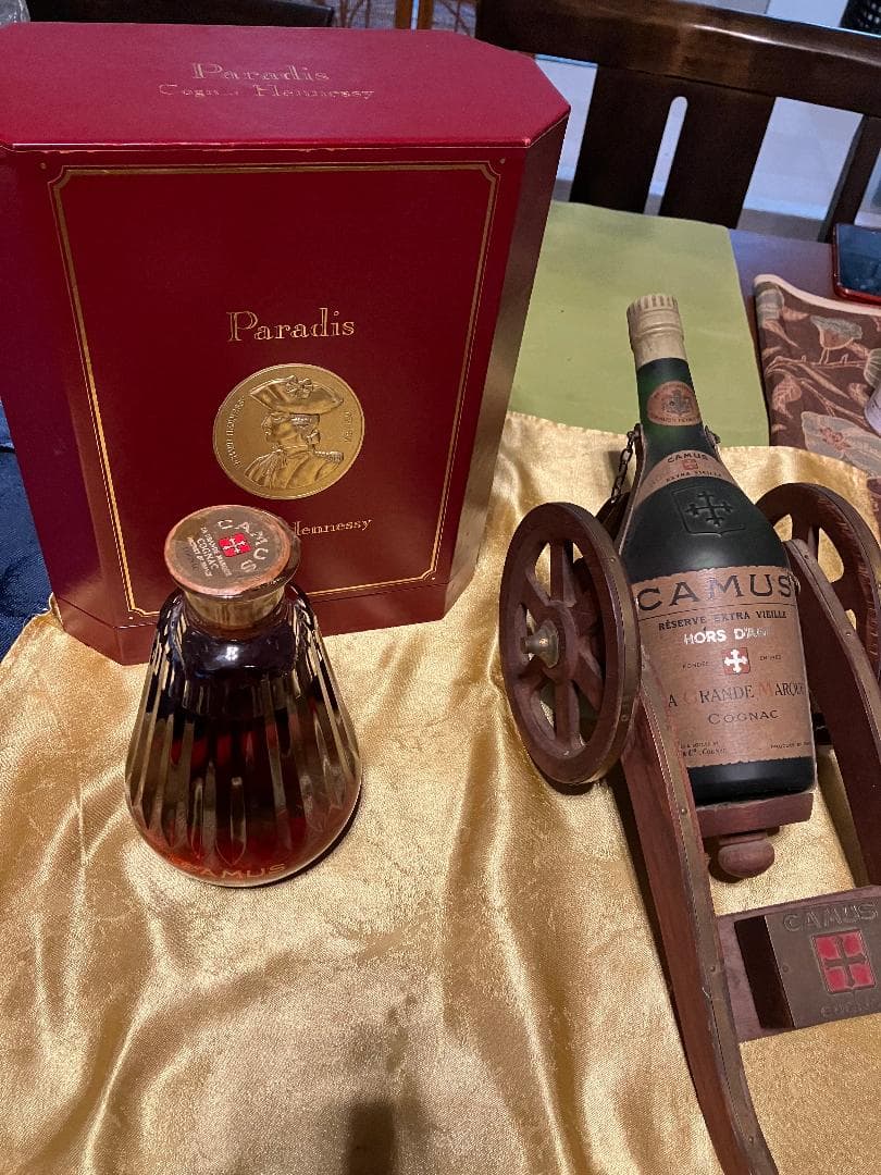 Hennessy Paradis & Camus Hors d'Age セット