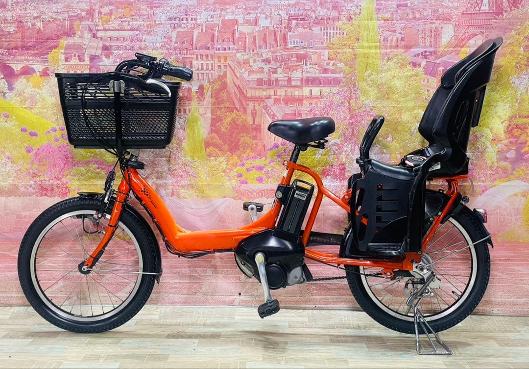 ZK3357 電動自転車 ブリヂストン アンジェリーノ 子供乗せ 20インチ