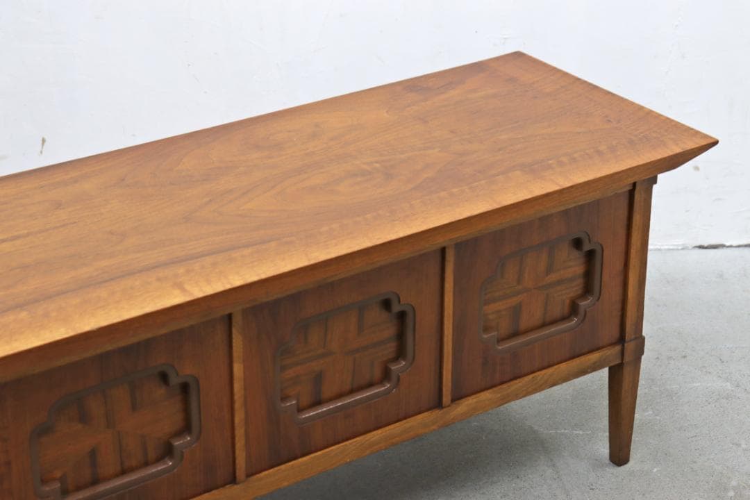 ヴィンテージ ウォールナット サイドボード コンソール ローボード 展示台 収納