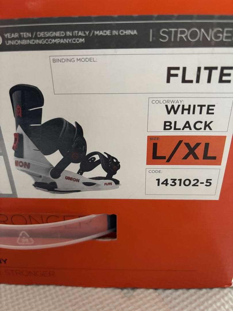 UNION スノーボードビンディング ブラック/レッド大幅値下げ