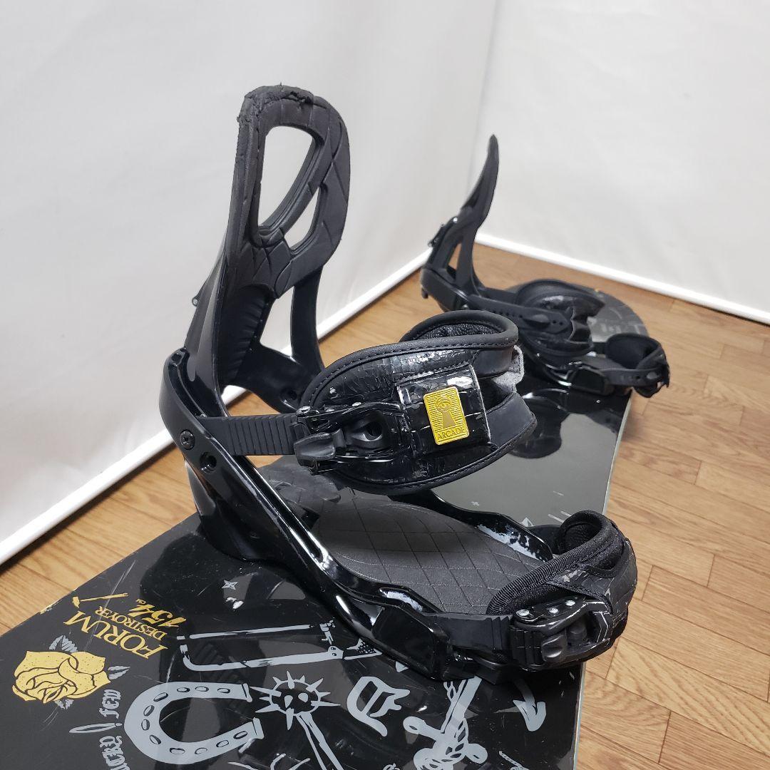 専用 FORUM SALOMON 154cm スノーボードセット