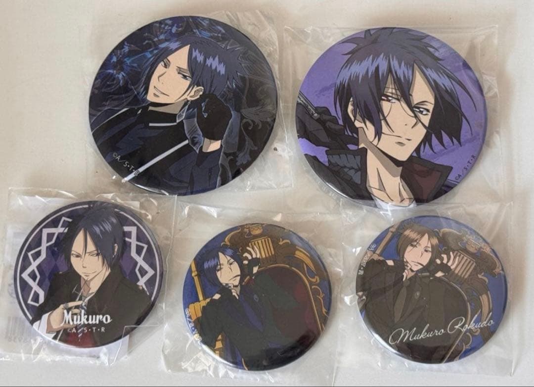 家庭教師ヒットマンREBORN 六道骸 くじメイト　缶バッジ