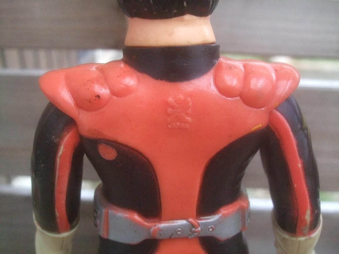 当時物★旧バンダイ・仮面ライダーストロンガー★ソフビ