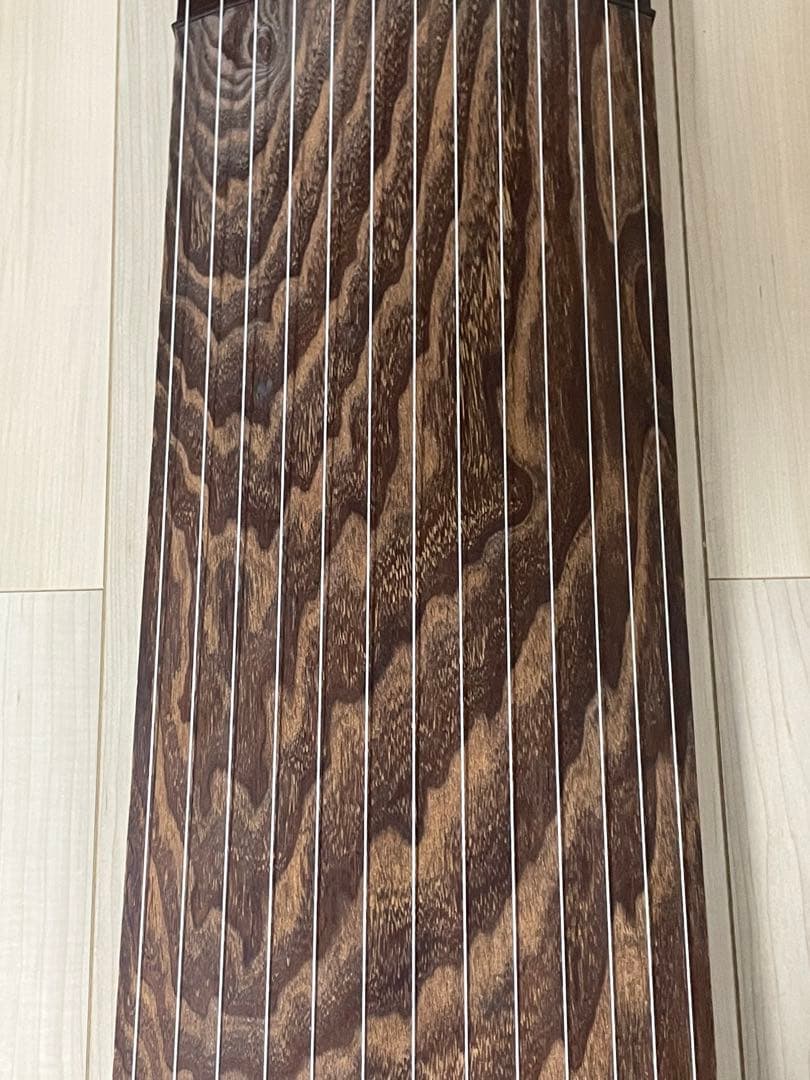 【最高級】13弦琴 くり甲 綾杉彫 平安絵巻蒔絵 金口・柏葉彫金 演奏会用