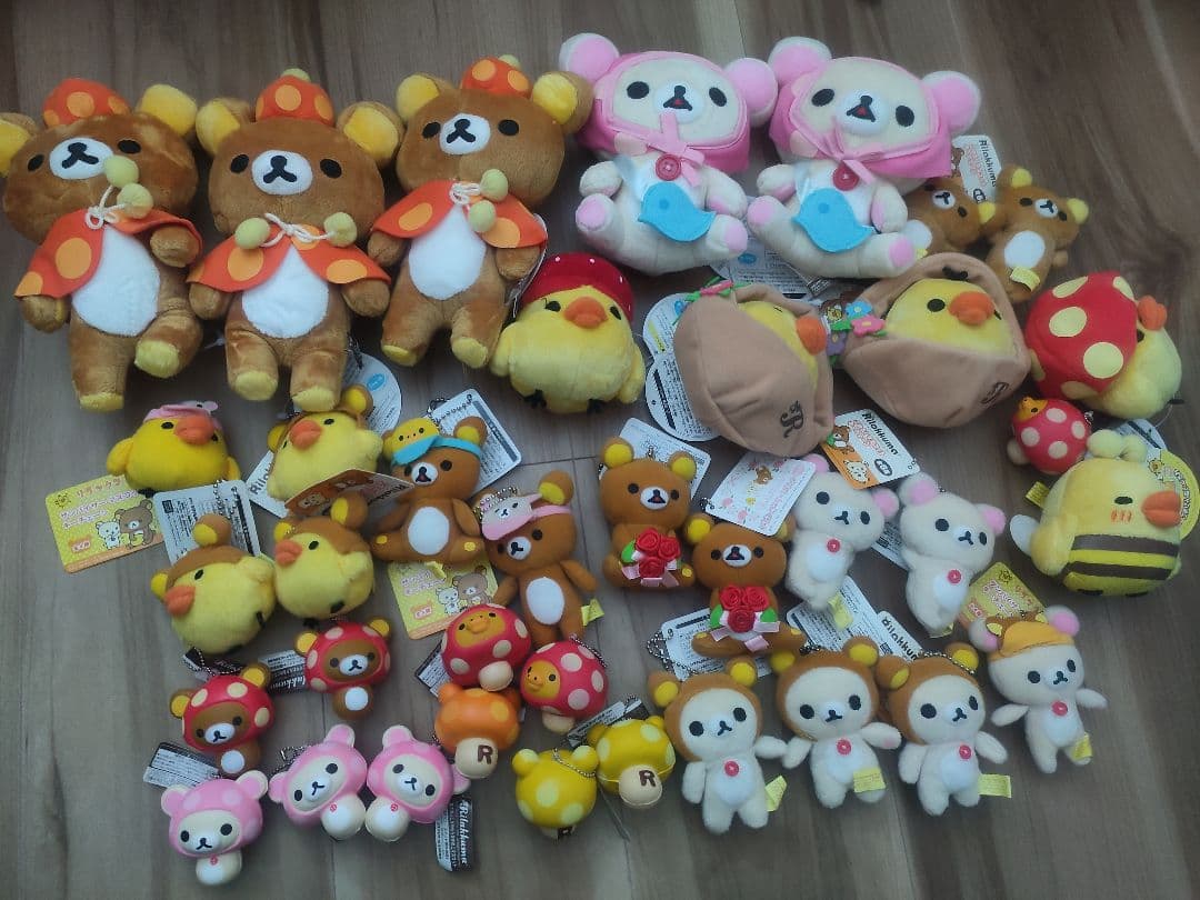 リラックマ　ぬいぐるみ、マスコット　まとめ売り　大量セット⑥