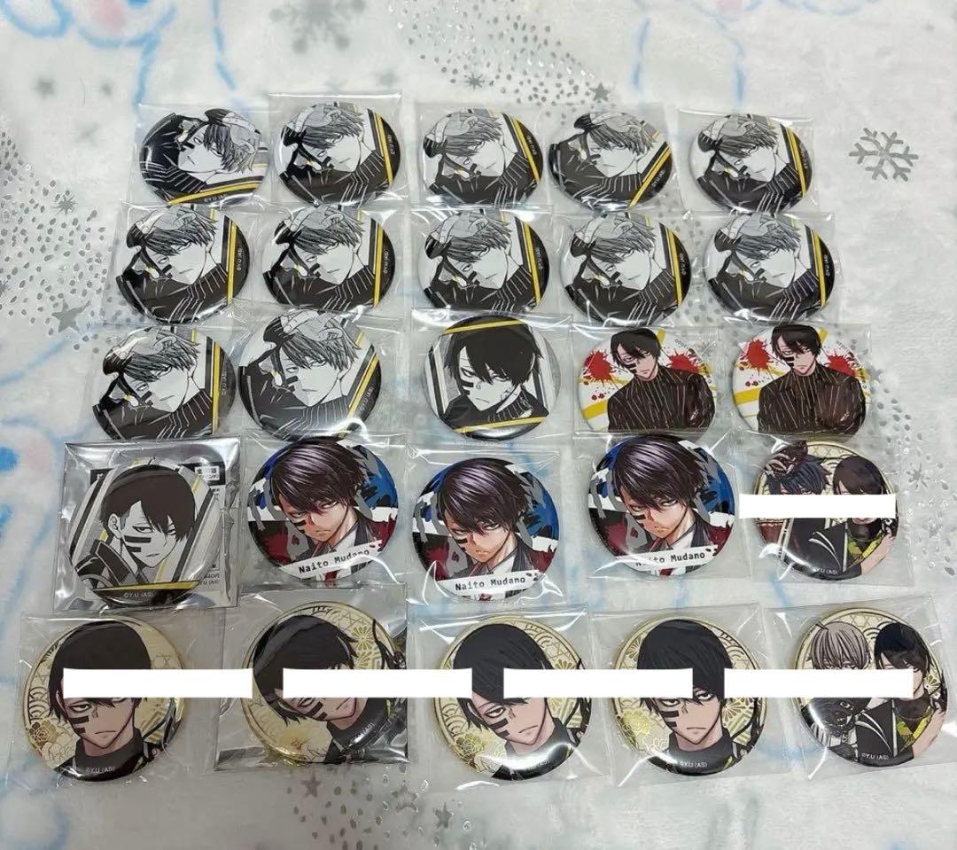 桃源暗鬼　無陀野無人　缶バッジ　セット