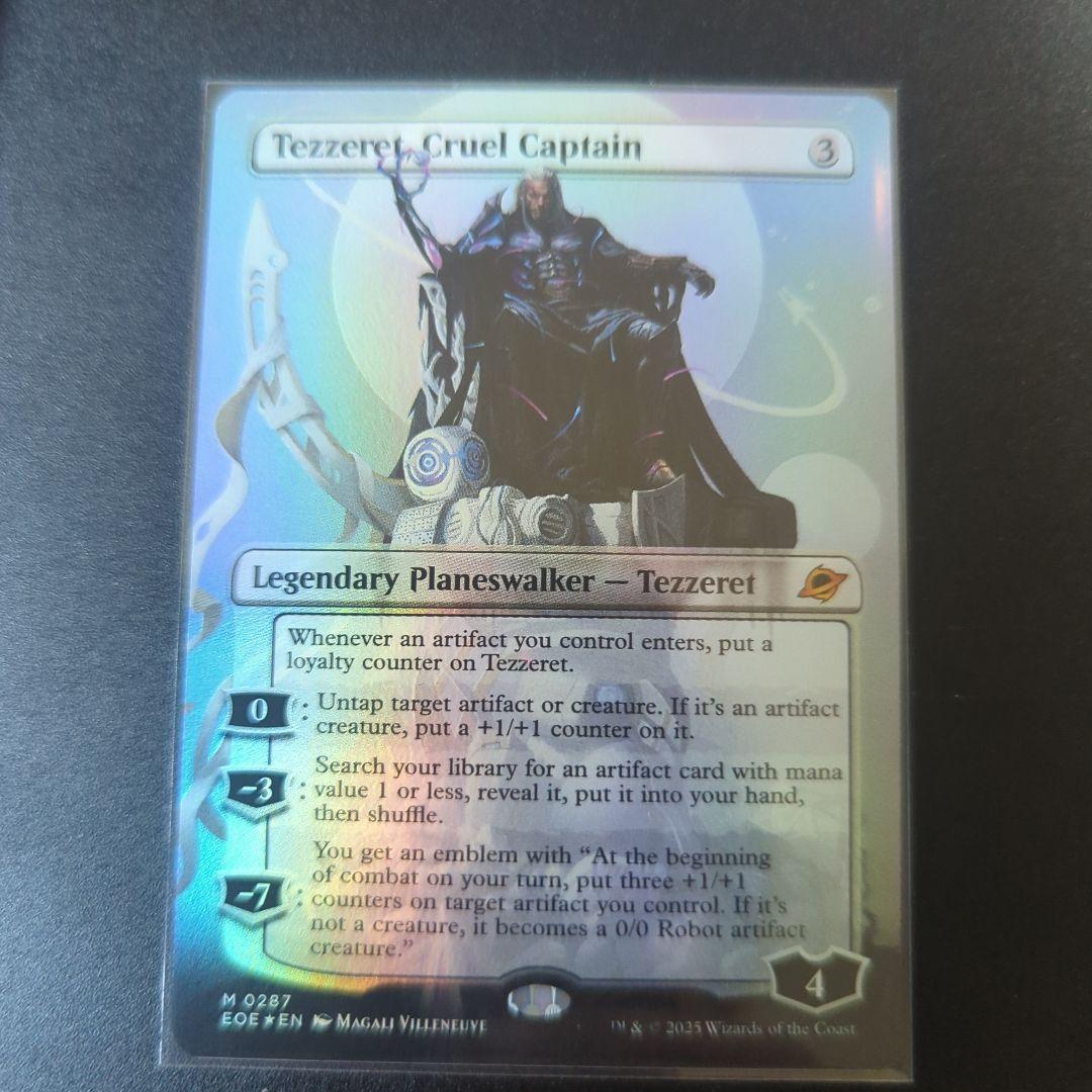 冷酷な船長、テゼレット英語１枚ボーダーレス版foil