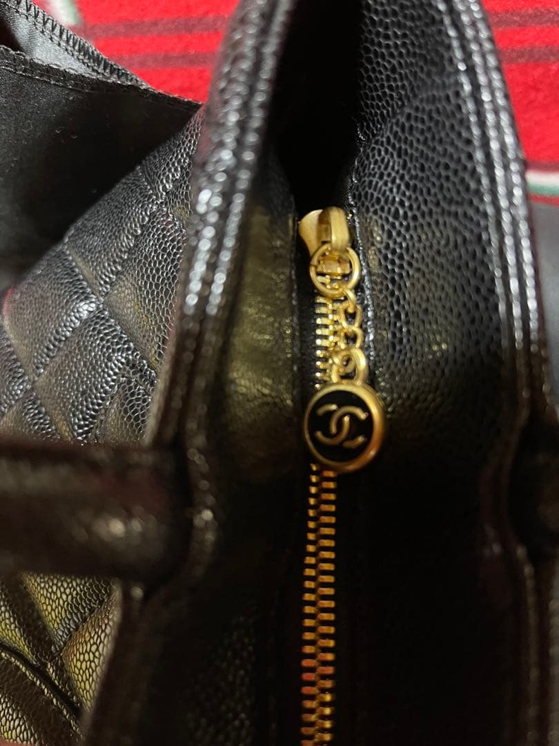 CHANELノベルティキルティングトートバッグ