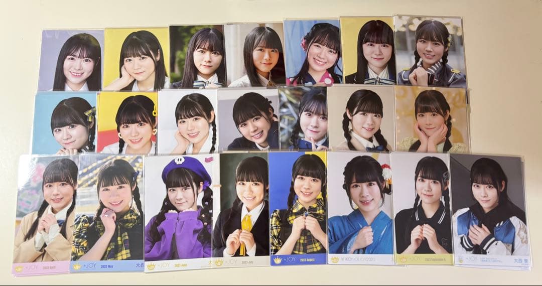 【即購入◎】≒JOY ニアジョイ 大西葵 生写真 22コンプ まとめ売り