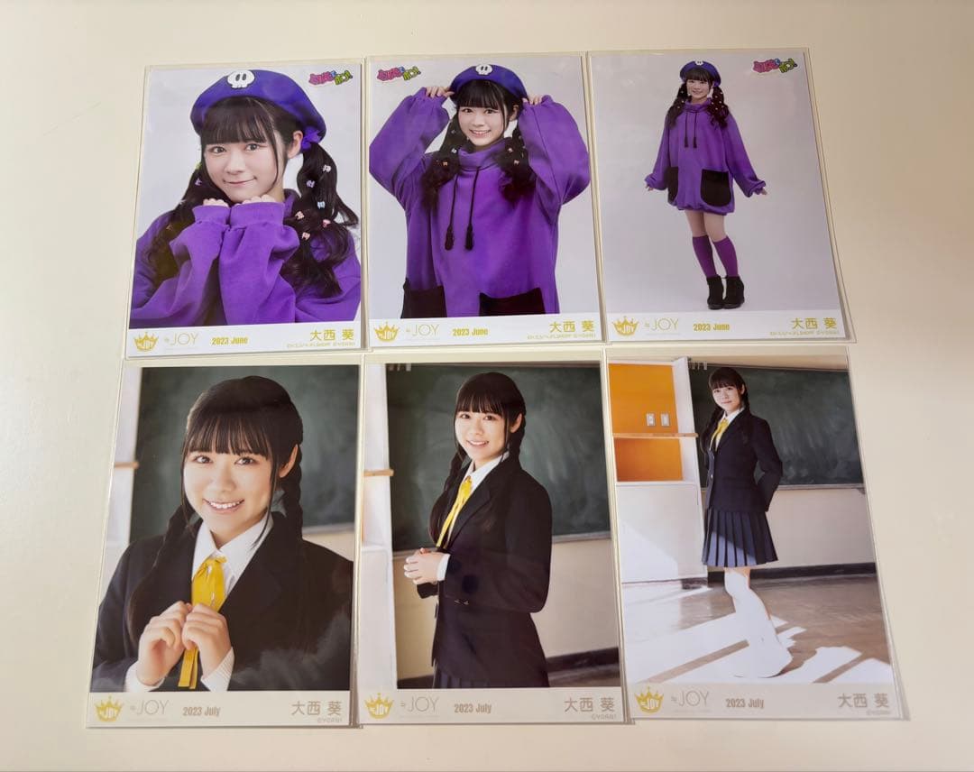 【即購入◎】≒JOY ニアジョイ 大西葵 生写真 22コンプ まとめ売り