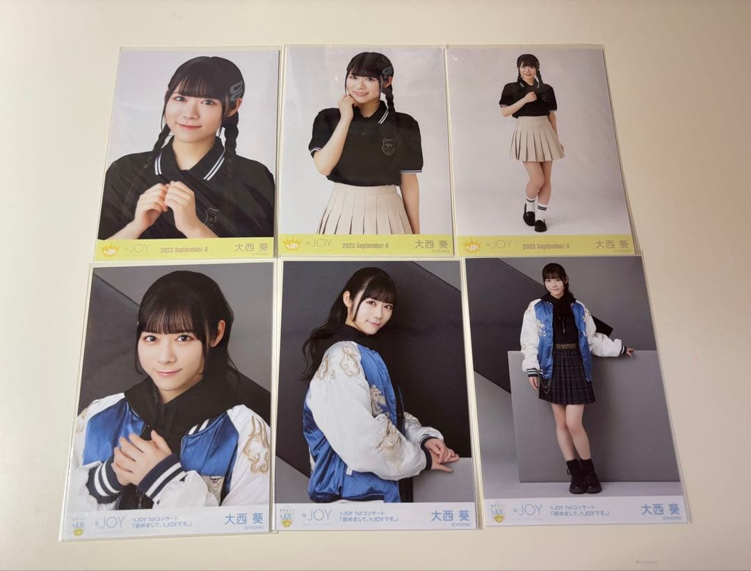 【即購入◎】≒JOY ニアジョイ 大西葵 生写真 22コンプ まとめ売り