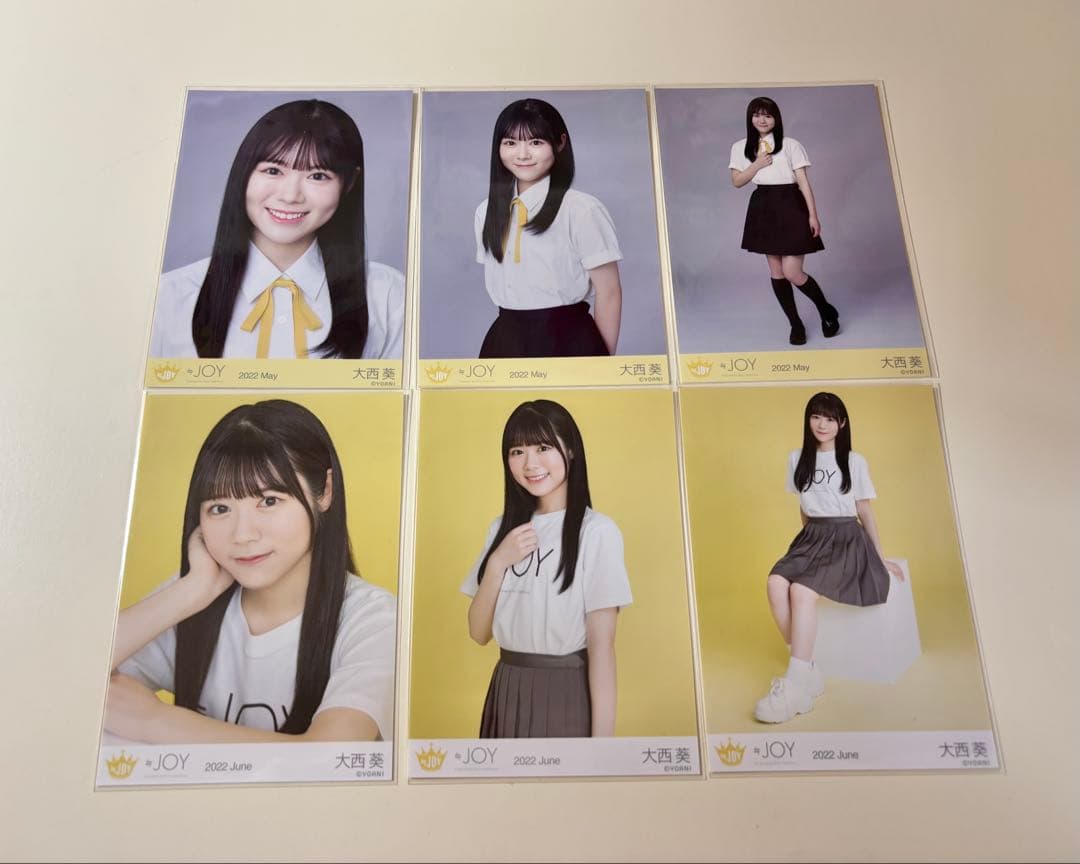 【即購入◎】≒JOY ニアジョイ 大西葵 生写真 22コンプ まとめ売り