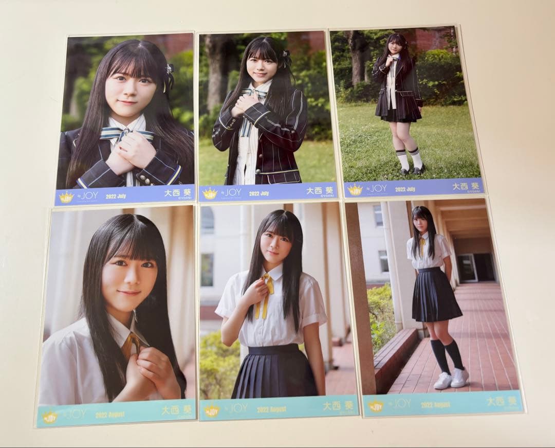 【即購入◎】≒JOY ニアジョイ 大西葵 生写真 22コンプ まとめ売り