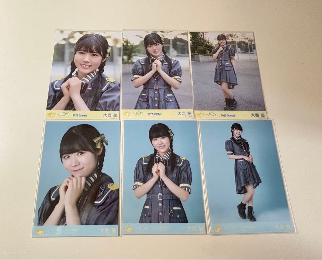 【即購入◎】≒JOY ニアジョイ 大西葵 生写真 22コンプ まとめ売り