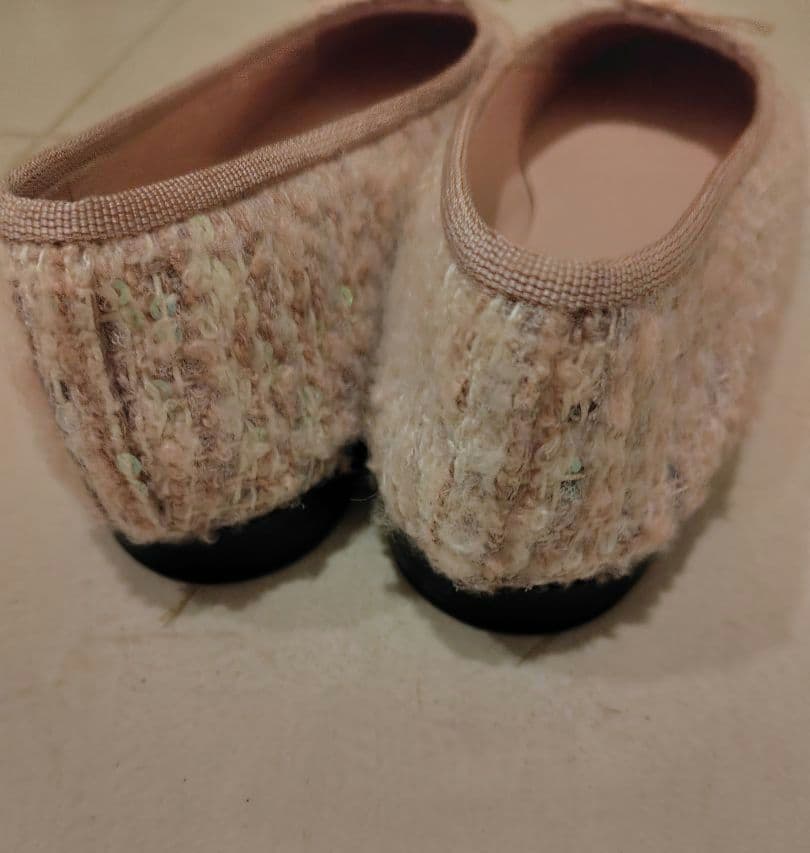 CHANEL　ツイード　バレリーナ　38