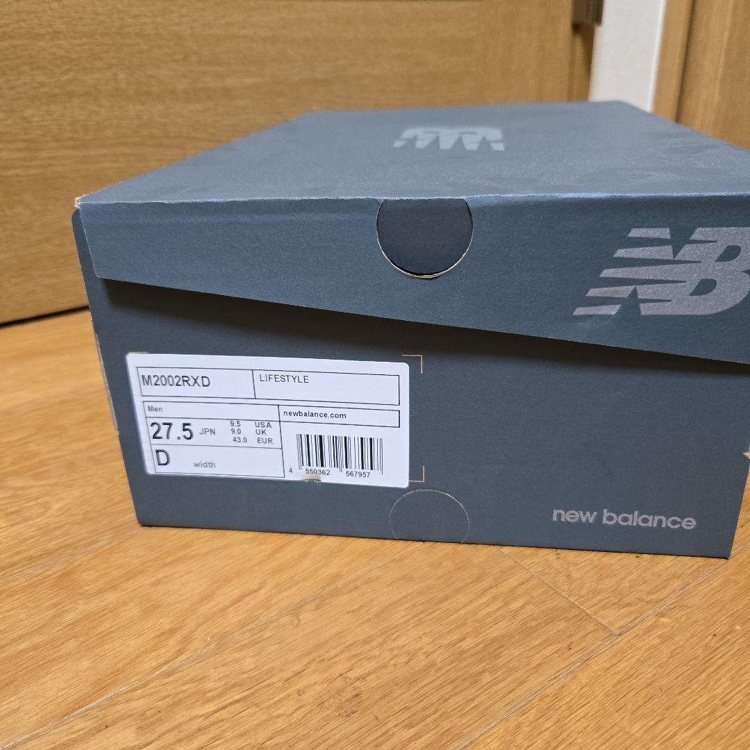 New Balance M2002RXD　スニーカー ブラック/グレー